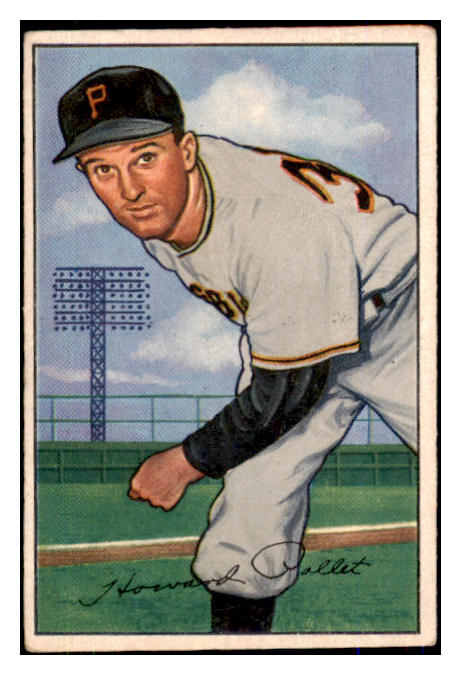 1952 Bowman Baseball #083 Howie Pollet Pirates VG-EX 492000