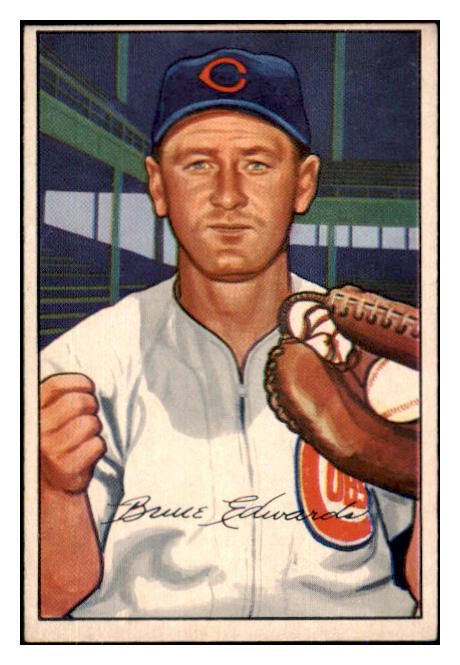 1952 Bowman Baseball #088 Bruce Edwards Cubs EX-MT 492005