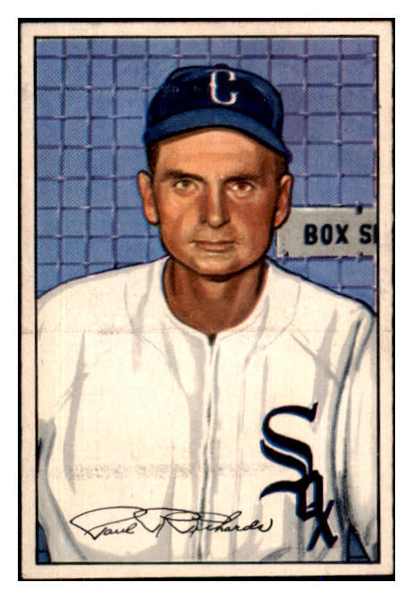 1952 Bowman Baseball #093 Paul Richards White Sox EX-MT 492008