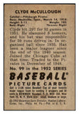 1952 Bowman Baseball #099 Clyde McCullough Pirates EX 492013