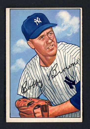 1952 Bowman Baseball #105 Bobby Brown Yankees EX 492019