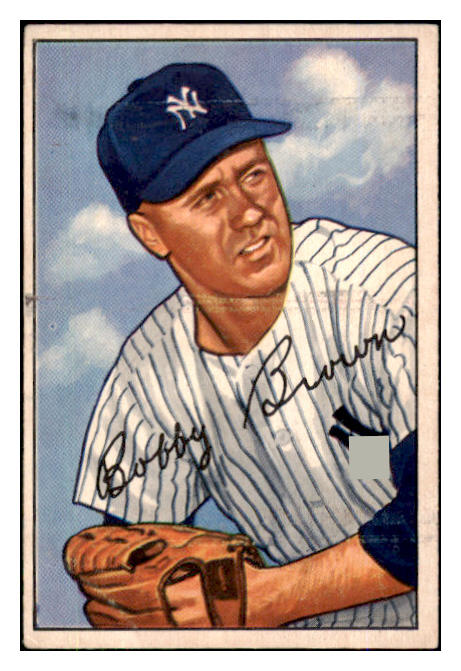 1952 Bowman Baseball #105 Bobby Brown Yankees VG-EX 492020
