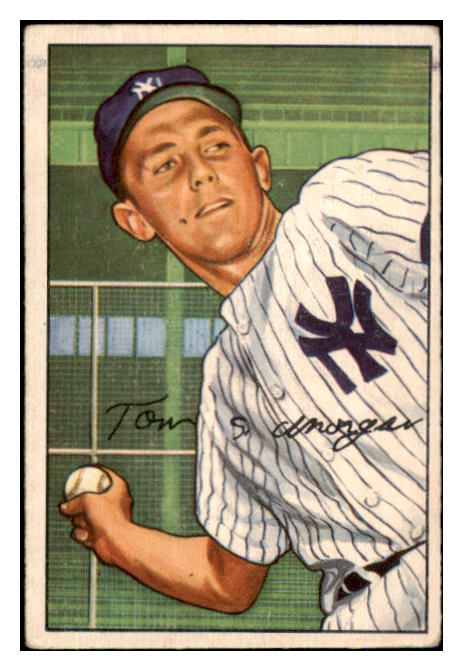 1952 Bowman Baseball #109 Tom Morgan Yankees VG-EX 492025