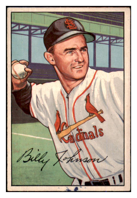 1952 Bowman Baseball #122 Billy Johnson Cardinals VG-EX 492040