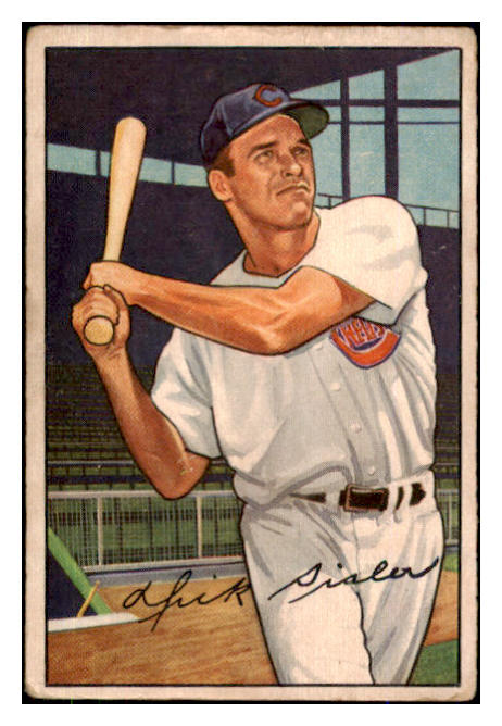 1952 Bowman Baseball #127 Dick Sisler Reds VG-EX 492047