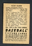 1952 Bowman Baseball #130 Allie Clark A's EX 492048