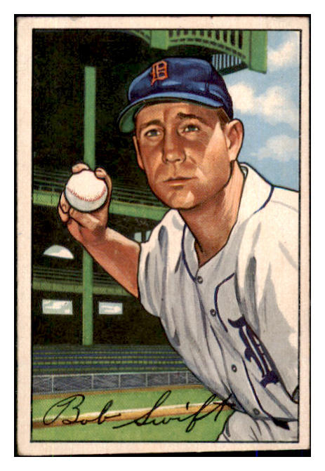 1952 Bowman Baseball #131 Bob Swift Tigers EX 492049