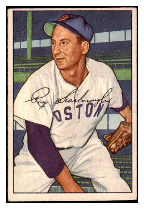 1952 Bowman Baseball #140 Ray Scarborough Red Sox VG-EX 492061