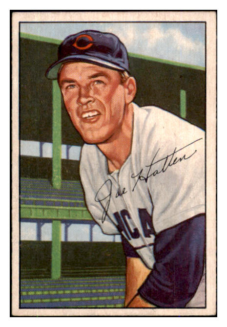 1952 Bowman Baseball #144 Joe Hatten Cubs EX 492065