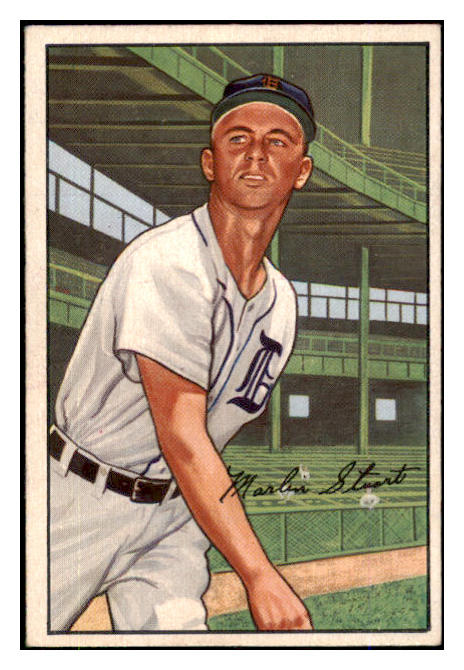 1952 Bowman Baseball #147 Marlin Stuart Tigers EX 492067