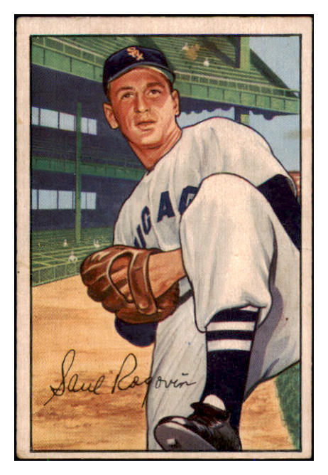 1952 Bowman Baseball #165 Saul Rogovin White Sox VG-EX 492086