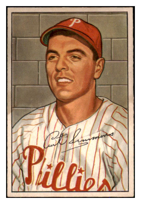 1952 Bowman Baseball #184 Curt Simmons Phillies VG-EX 492104