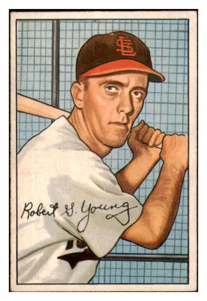 1952 Bowman Baseball #193 Bobby Young Browns EX 492118