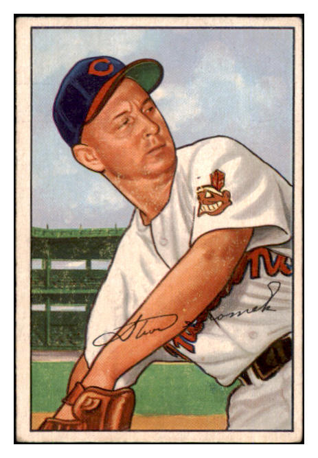 1952 Bowman Baseball #203 Steve Gromek Indians EX 492131