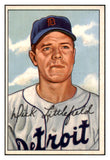 1952 Bowman Baseball #209 Dick Littlefield Tigers EX-MT 492141