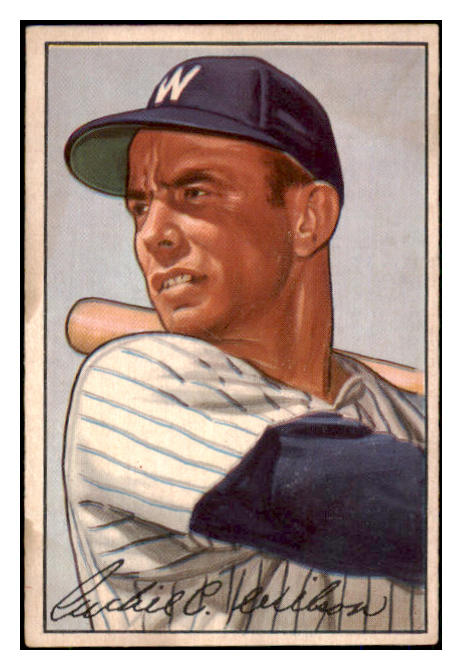 1952 Bowman Baseball #210 Archie Wilson Senators VG-EX 492146