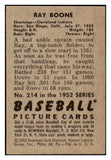 1952 Bowman Baseball #214 Ray Boone Indians EX-MT 492153
