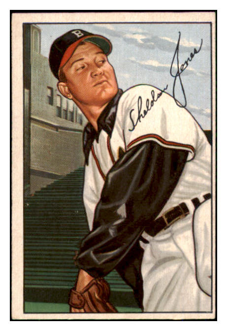 1952 Bowman Baseball #215 Sheldon Jones Braves EX-MT 492154