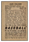 1952 Bowman Baseball #226 Alex Kellner A's EX 492161