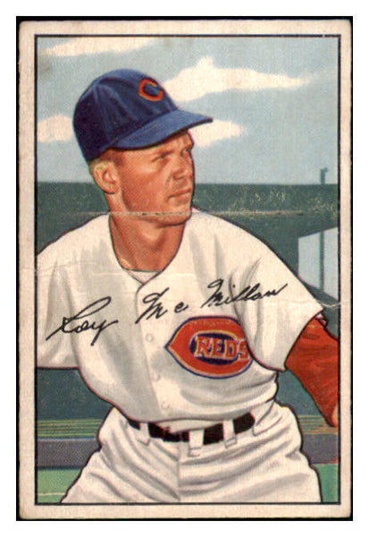 1952 Bowman Baseball #238 Roy McMillan Reds GD-VG 492172