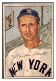 1952 Bowman Baseball #252 Frank Crosetti Yankees Good 492181