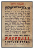 1951 Bowman Baseball #297 Dave Philley A's VG-EX 492190