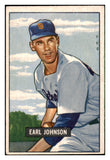 1951 Bowman Baseball #321 Earl Johnson Tigers EX 492208