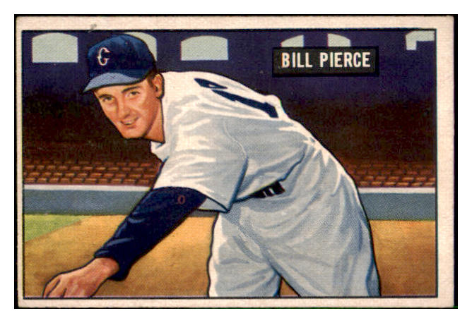 1951 Bowman Baseball #196 Billy Pierce White Sox EX+/EX-MT 492215