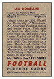 1951 Bowman Football #140 Leo Nomellini 49ers EX 492228