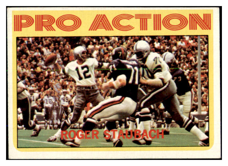 1972 Topps Football #122 Roger Staubach IA Cowboys EX-MT 492249