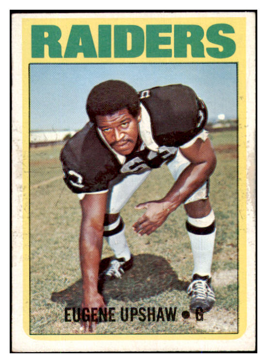 1972 Topps Football #186 Eugene Upshaw Raiders VG-EX 492255