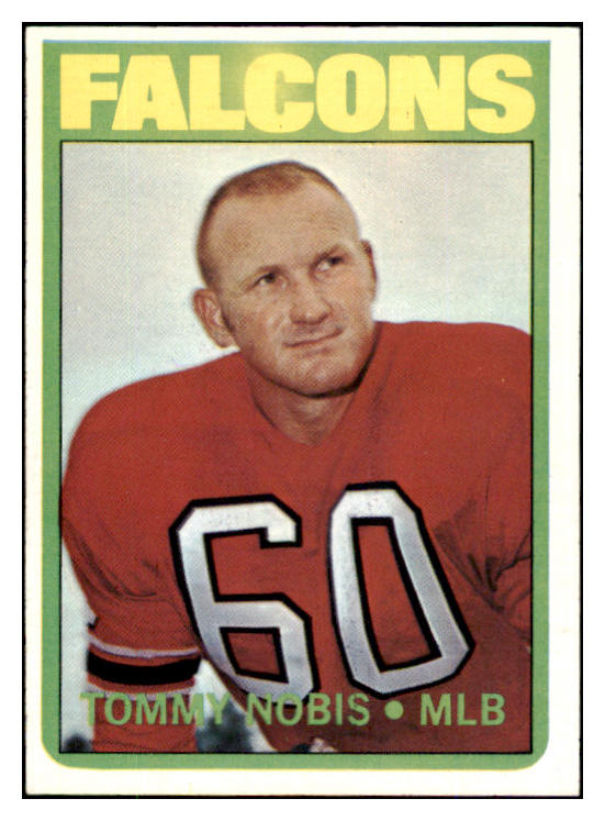 1972 Topps Football #309 Tommy Nobis Falcons EX-MT 492258