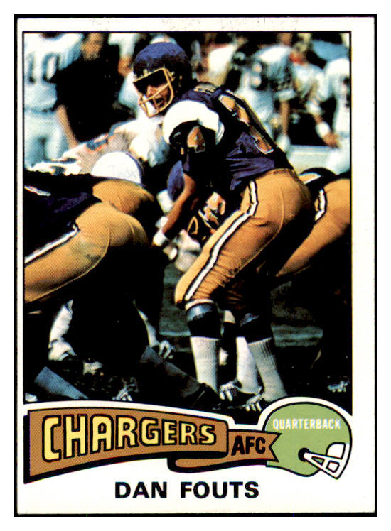 1975 Topps Baseball #367 Dan Fouts Chargers EX-MT 492267