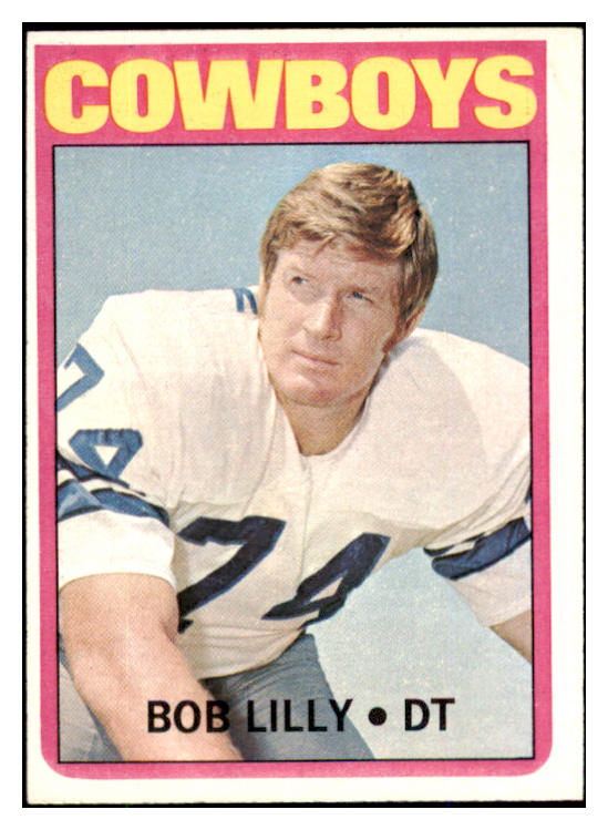 1972 Topps Football #145 Bob Lilly Cowboys EX-MT 492285