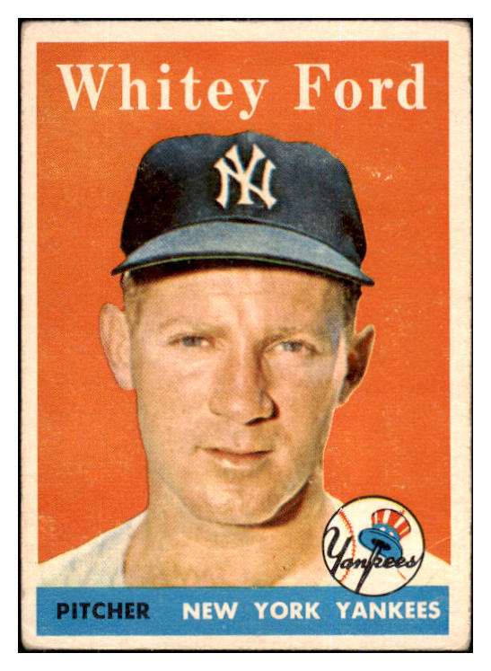 1958 Topps Baseball #320 Whitey Ford Yankees VG 492300