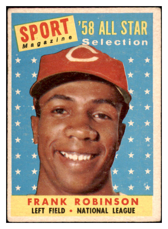 1958 Topps Baseball #484 Frank Robinson A.S. Reds VG-EX 492307