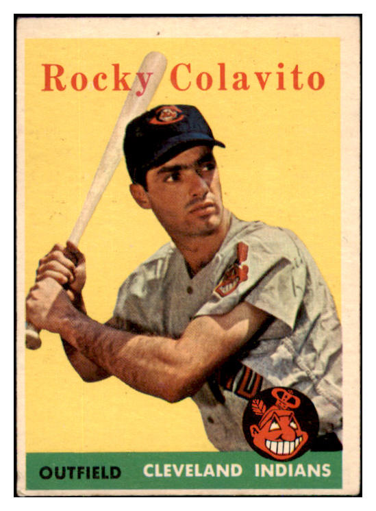 1958 Topps Baseball #368 Rocky Colavito Indians VG-EX 492311