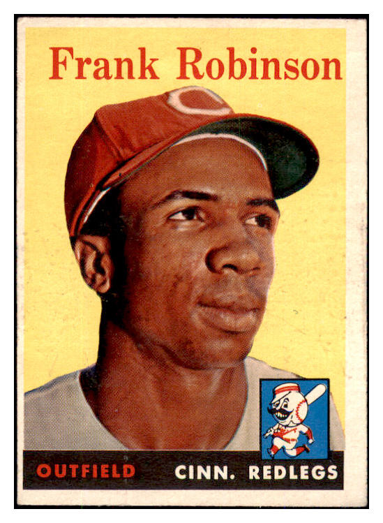 1958 Topps Baseball #285 Frank Robinson Reds EX 492315