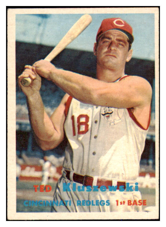 1957 Topps Baseball #165 Ted Kluszewski Reds EX-MT 492318