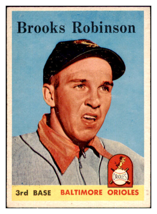 1958 Topps Baseball #307 Brooks Robinson Orioles EX-MT 492323