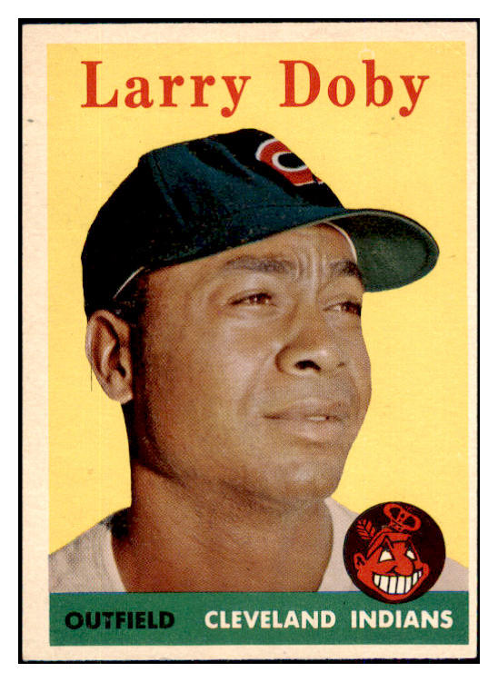 1958 Topps Baseball #424 Larry Doby Indians EX-MT 492324