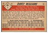 1953 Bowman Color Baseball #001 Davey Williams Giants VG-EX 492326