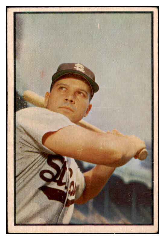 1953 Bowman Color Baseball #002 Vic Wertz Browns EX-MT 492327