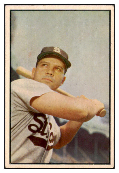1953 Bowman Color Baseball #002 Vic Wertz Browns VG-EX 492329