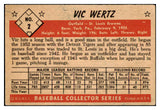 1953 Bowman Color Baseball #002 Vic Wertz Browns VG-EX 492329