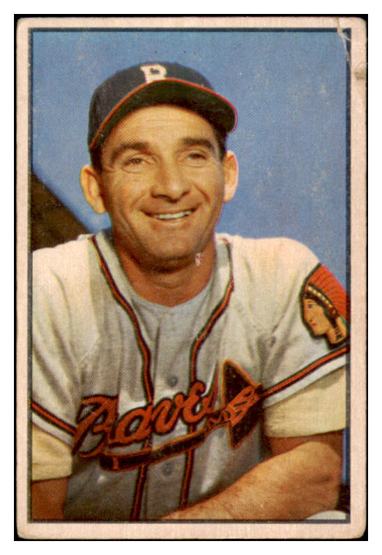 1953 Bowman Color Baseball #005 Sid Gordon Braves PR-FR 492334
