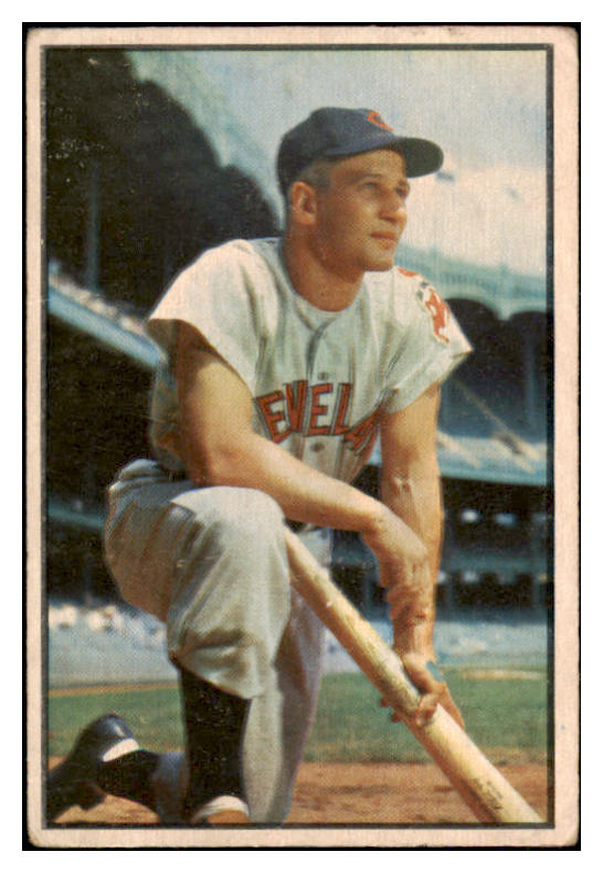1953 Bowman Color Baseball #008 Al Rosen Indians GD-VG 492339
