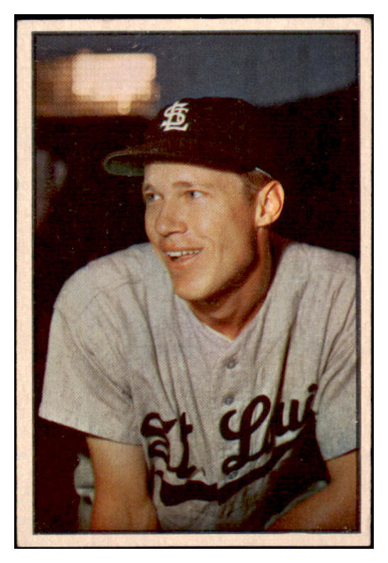 1953 Bowman Color Baseball #020 Don Lenhardt Browns EX 492348