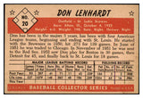 1953 Bowman Color Baseball #020 Don Lenhardt Browns EX 492348