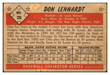 1953 Bowman Color Baseball #020 Don Lenhardt Browns FR-GD 492349